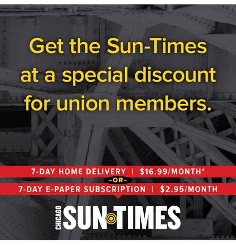 discount sun times offer chicago special workers sheet local metal
